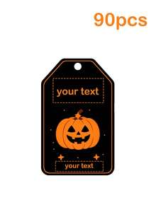 Halloween Gift Tags, 6 Pumpkin Ghost Witch Bat Designs With Jute Rope, Halloween Trick Or Treat Candy Box Decoration Labels, Halloween Party Favor Packaging Accessories - Multicolor - View 18