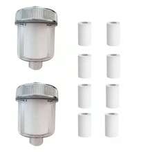 This Shower Filter Features A Transparent Visible Shell, Allowing You To Easily Monitor The Internal Filter Status And Consumable Wear For Timely Replacement And Maintenance. The Top Is Equipped With A Glossy Non-Slip Screw Cap, Making Disassembly And Assembly Simple And Convenient, Allowing You To Open And Close The Shell By Hand Without Any Additional Tools. Installation Is Straightforward, With A Direct Screw-On Assembly. The Shell Is Durable And Resistant To Water Pressure, Suitable For Daily Bathroom Use. - Multicolor - View 10