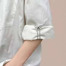 8pcs Multi-Functional Clothing Decorative Clips, Metal Star Heart Bow Shape, Suitable For Pant Leg Hemming, Sleeve Cuff Fixing, Universal Fit For Various Shirts And Pants. Creative Clothing Decorative Buckle Chain Clips, Help You Easily Create Personalized Outfits, With Practical Function Of Organizing Pant Legs. - Multicolor - View 8