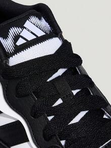 Adidas Unisex Lite Shuffle Low-Top Sports Casual Shoes KZ6685 - Black and White - View 4