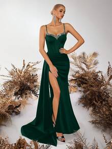 Vestidos de Boda - Verde Oscuro - Ver 5