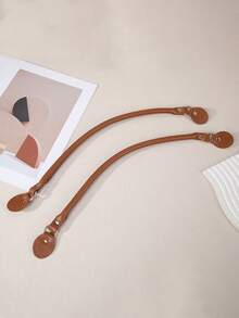 2pcs Solid Color Hand Strap Shoulder Strap DIY Bag Handle Hand-Sewn Bag Strap,Handbag Strap - Multicolor - View 15