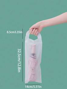 6/5/4//2/1pcsSemi-Transparent White Waterproof Bag, Suitable For Umbrellas, Water Bottles, And Outdoor Gear. It Can Store Items Independently, Is Made Of Durable Material, Is Portable, Foldable, And Reusable-A Must-Have For Outdoor Travel. - Multicolor - View 5