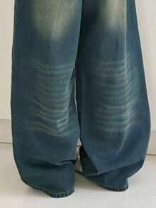 Youth Girl Spring Denim Jeans Spring Fashion New Style - Blue - View 5
