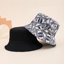 XAXRE Dollar Pattern Unisex Fashion Summer Sun Hat Outdoor Travel Beach Hat Lightweight Foldable Summer Hat - American Style - View 10