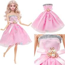7-Piece Comfortable & Fashionable Mix & Match Doll Outfit Set, Suitable For 11.5 Inch Dolls, Ideal For Daily Play, Christmas/Birthday And Other Holiday Gifts (Doll Not Included) - Pink - View 5