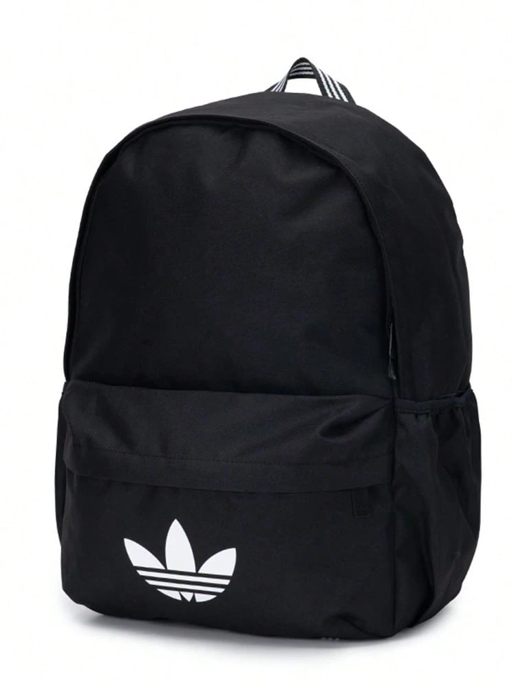 Adidas Originals Unisex Backpack 2026 New Sports Casual Commuter Travel Backpack Student School Bag KQ6385 - Black - View 1