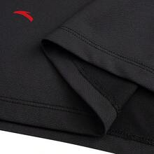 Anta Dingyin Men's New Quick-Dry Breathable Short Sleeve T-Shirt, Sports Training & Match Top - Basic Black-4 - View 6