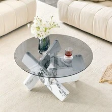 White + MDF+Glass