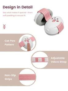 Baby Ear Protection For Babies Toddlers Elastic Noise Reduction Earmuffs Baby Headphones Against Hearing Damage Improves Sleep - Multicolor - View 3