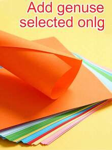 Juego de 100 hojas de papel origami de colores mixtos, 10 colores de papel de colores aleatorios para manualidades DIY, papel de papelería multiusos para impresión de color - A - Ver 4