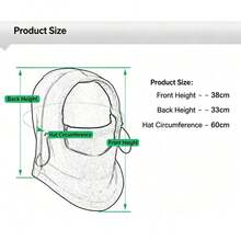1pc Winter Warm Face Mask Hat Unisex Ear Protection Neck Warmer Windproof Cycling Cold Protection Skiing Ushanka Hat, Regular And Upgraded Versions Available - Multicolor - View 6