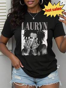 Women T-Shirts - 黑色 - 查看 1