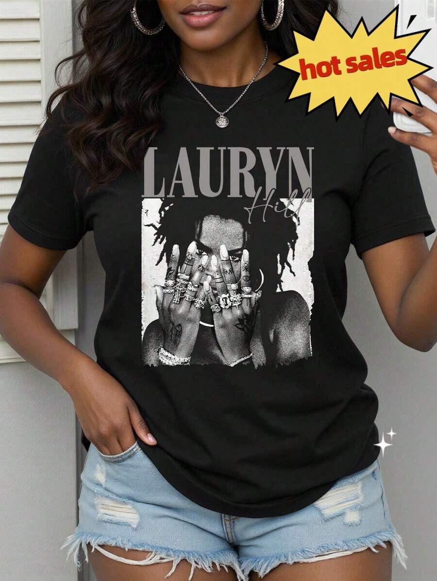 Women T-Shirts - 黑色 - 查看 1