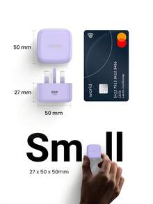 UGREEN Fast Charging Solid Color Wall Charger 20W Single C-Type Charger UK Plug Purple Spring Gift - View 7