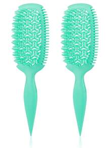 Curly Hair Styling Comb Set, Suitable For Wet And Dry Hair, Wavy And Spiral Curls Volumizing Styling Tool, Detangling And Anti-Frizz - Multicolor - View 7