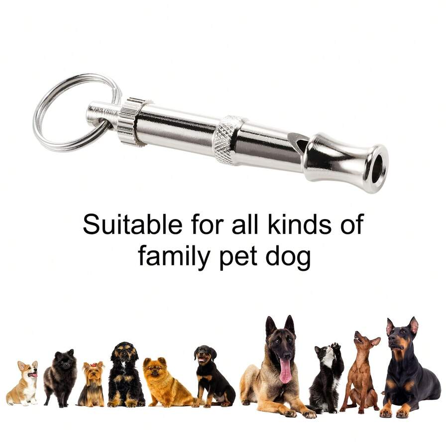 Dog Whistle, Dog Training Whistle, Adjustable Silent Anti-Bark Training Whistle, Suitable For All Dog Breeds For Obedience Training, Including Puppies, Small, Medium And Large Dogs - Multicolor - View 1