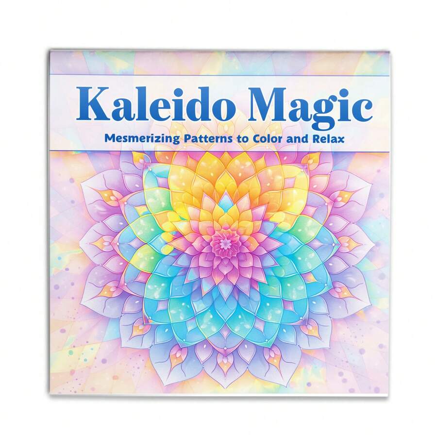 Kaleidoscope Coloring Activity Books With Geometric Mandala Floral And Abstract Patterns Creative Art Pages To Build Focus Color Recognition Fine Motor Skills And Imagination Screen Free Play For Home Classroom Travel - Coloring Book - View 1
