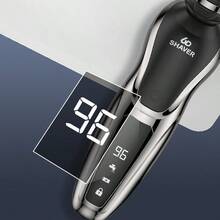 Men's Electric Shaver Multi-Function Grooming Kit, Can Shave, Cut Hair, Trim Sideburns, Trim Nose Hair, USB Rechargeable, Digital Display, Perfect Gift For Men On Holidays, Battery Capacity 600mAh - A - View 8