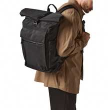 Quadra Axis Roll Top Backpack - Black - View 2