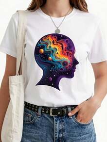 Women T-Shirts - 白色 - 查看 8