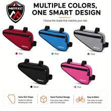 MERXC Brand Bicycle Triangle Bag Front Beam Bag Large Capacity Cycling Tool Storage Bag Frame Bag Top Tube Bag Storage Bag Suitable For MTB Mountain Road Bicycle - Multicolor - View 2