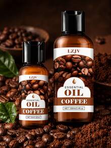 [Upgraded Press Type]100ml/30ml Coffee Fragrance Essential Oil, Coffee Essential Oil, Coffee Aromatherapy Oil, Suitable For Diffusers, Humidifiers, Soap/Candle Making, Ideal Gift - [Pump Bottle] Coffee Essential Oil - View 2