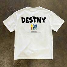 Women T-Shirts - 短袖--白色--彩色菇(ab面) - 查看 1