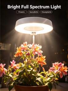 Full Spectrum LED Grow Light Strip, Dimmable Mini Tabletop Plant Lamp For Indoor Potted Foliage Plants, Festive Display Lighting For Halloween & Christmas Home Decor - Small Plant Grow Light - View 4