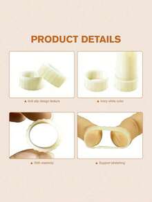 5pcs Candle Base Rings, Silicone Candle Holders With Non-Slip Base, Anti-Drip Candle Base Rings, Candle Protection Stabilizer Rings, Non-Slip Sleeve Stabilizer, Long Candle Desktop Stabilizer Rings, Suitable For Home, Christmas, Holidays, 1pc - Multiple Styles - View 9