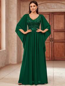 Wedding Dresses - Dark Green - View 4