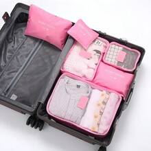 6pcs/Set Foldable Clothes Storage Bags With Handles, Large Capacity Quilt Blanket Clothing Storage Bags, Suitcase Compression Packing Bags, Bed Under Dorm Moving Seasonal Storage Organizer, Back To School College Dorm Essentials, Christmas Seasonal Home Storage Multi-Size Combination, Suitable For Multiple Scenarios - Multicolor - View 13