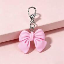 2pcs/Set, 2D Flat Nurse Girl With Pink Bow Pendant ID Badge Holder - Retractable Badge Clip Suitable For Medical Students And Nurse Practitioners - PMMA Material Workplace Identification Badge Clip | Fun Design | Acrylic Nurse Accessories Back To School Team Gift - B - View 4