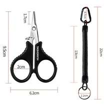 1 Set Titanium Coated Stainless Steel Fishing Scissors Pliers, Can Cut PE Braided Line, Carp Outdoor Fishing Accessories Tool - Multicolor - View 14