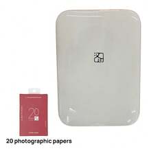 HPRT Printer Foto Saku MT53, printer mini portabel untuk rumah, Bluetooth nirkabel, warna 3 inci, kertas foto berperekat, video AR, printer termal multi-Bluetooth. - Putih - View 8