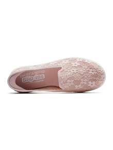 Skechers Women's ON-THE-GO FLEX RADIANT Slip-On Mesh Shallow-Cut Lightweight Comfortable Walking Shoes 138363-BLSH - Nude Pink - View 7