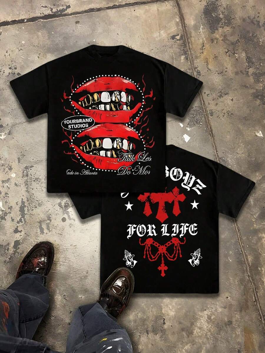 Women T-Shirts - 黑色 2 - 查看 1