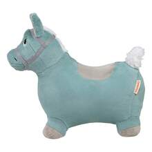 Saltarín De Peluche Inflable Carestino +18m Caballo Verde - 1 - Ver 2