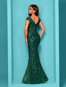 Vestidos de Boda - Verde Oscuro - Ver 4