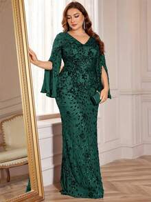 Vestidos de Boda - Verde Oscuro - Ver 4