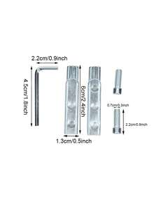 1 Set Broken Screw Extractor Tool, Faucet Broken Tooth Removal Puller, Multi-Function Water Pipe Broken Bolt Extractor, Faucet Repair Tool, Suitable For Plumbers, Home Bathroom Hardware - Multicolor - View 4