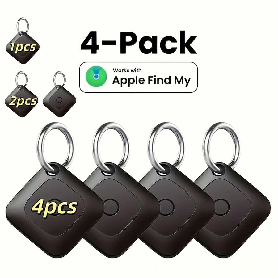 VAETTLO GPS Tracker, A Portable Real-Time Positioning Device With Global Coverage, Suitable For Cats, Dogs, Keys, Wallets, And Other Items, Helps You Break Bad Habits And Make Travel Easier, Only Compatible With IOS Devices - Black 1pack - Android Version Only - View 1