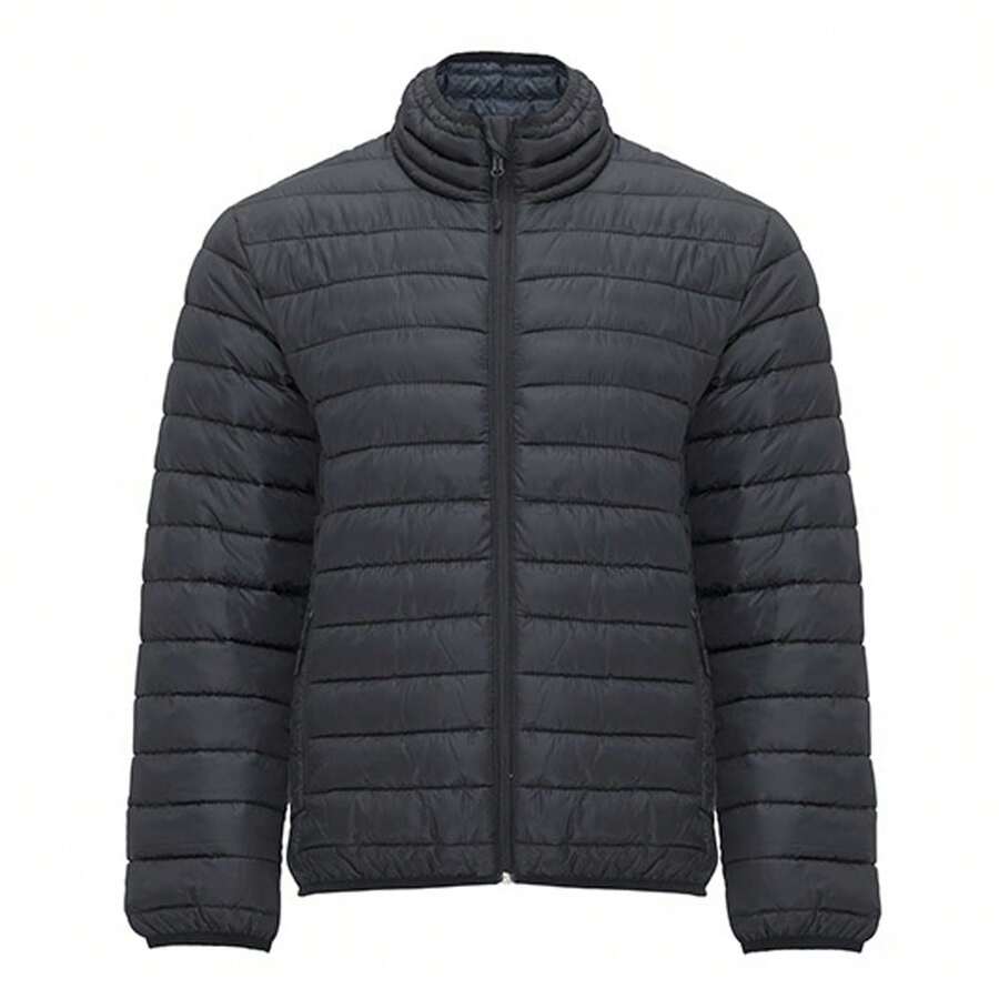 Roly Mens Finland Padded Jacket - Ebony - View 1