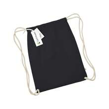 Westford Mill EarthAware Organic Gymsac - Black/Natural - View 2