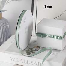 10 Yards/Roll Avocado Green Satin Ribbon, 0.6-5cm Multiple Widths Dense Single-Sided Woven Ribbon, Suitable For DIY Bow Making, Party Decoration And Other Ribbon Craft Materials - Multiple Specifications - View 12