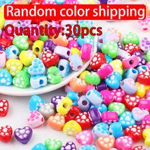30pcs Mixed Color Acrylic Multi-Shape Large Hole Beads For Jewelry Making - Randomly Mix Colors - View 22