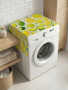 1pc Fruit Pattern Home Washing Machine Dust Cover, Drum Washing Machine Dust Cover, Sunproof Dust Cover, Home Decorative Horizontal Dust Cover - Multicolor - View 7