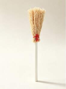 手工迷你草編女巫掃帚 小巫師掃帚裝飾品 萬聖節 DIY 娃娃屋裝飾掛飾 手工藝配件 - 多色 - 查看 5