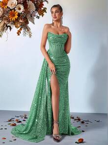 Vestidos de Boda - Blanco Verde - Ver 6