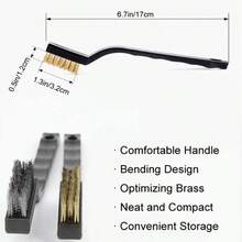 Stainless Steel Gas Stove Cleaning Brush - Random Color, Reusable - Multicolor - View 11